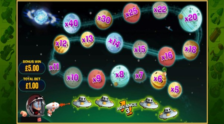 Worms Reloaded Slot Screenshot