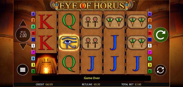 Eye of Horus Slot Screenshot