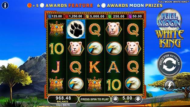 Full Moon White King Slot Screenshot