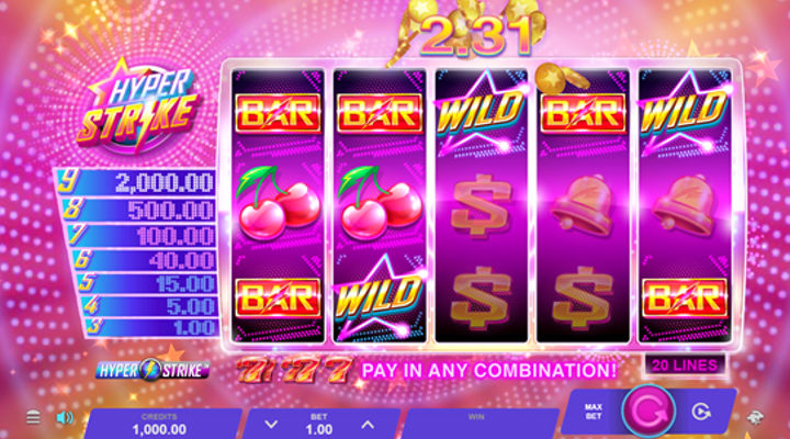 Hyper Strike Slot Screenshot