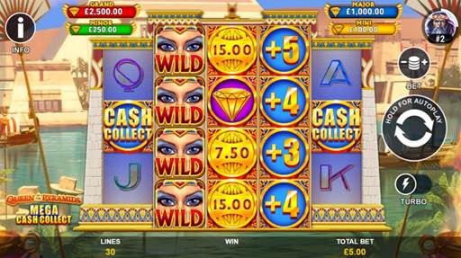 Queen of the Pyramids: Mega Cash Collect Slot Screenshot