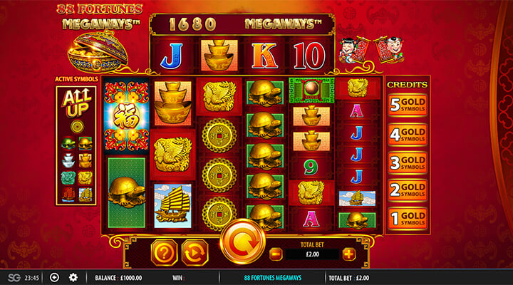 Spela 88 Fortunes slot