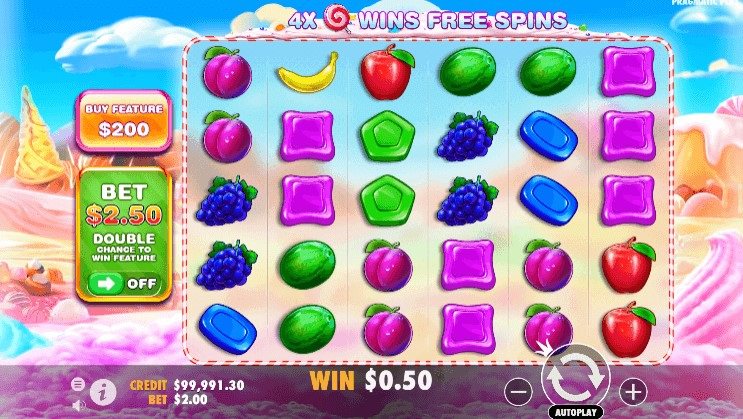 Sweet Bonanza Slot Screenshot