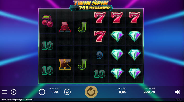 Twin Spin Megaways grundspel