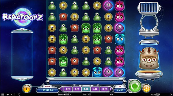 spela reactoonz slot