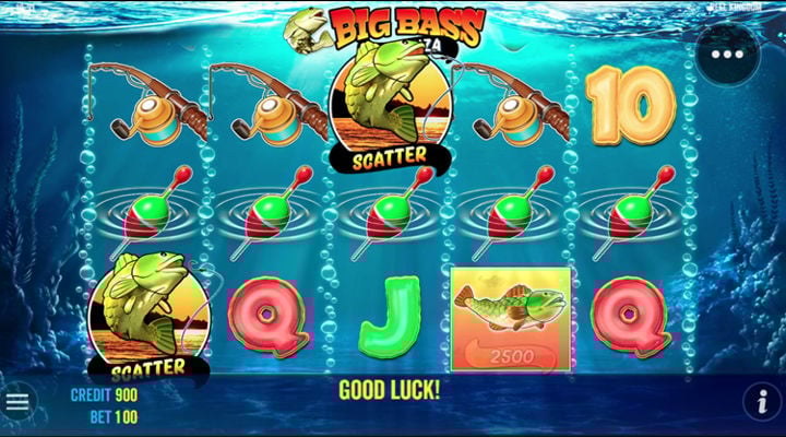 Big Bass Bonanza Slot Screenshot