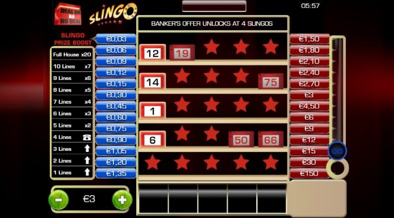 Deal or No Deal Slot Screenshot