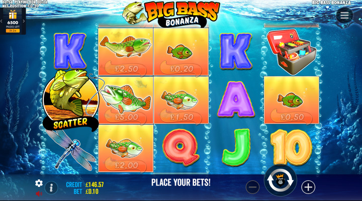 Big Bass Bonanza Slot Screenshot