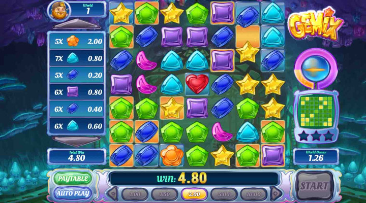 GEMiX slot game 5038.27 win