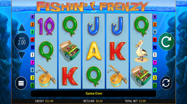 Fishin Frenzy Slot Screenshot