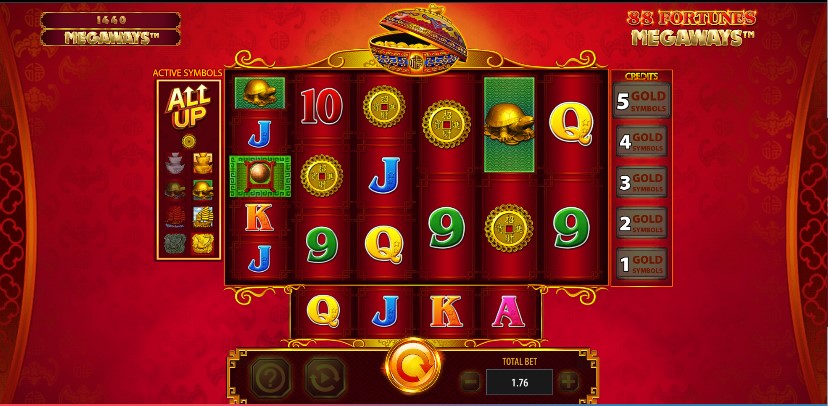 88 Fortunes Megaways Slot Screenshot