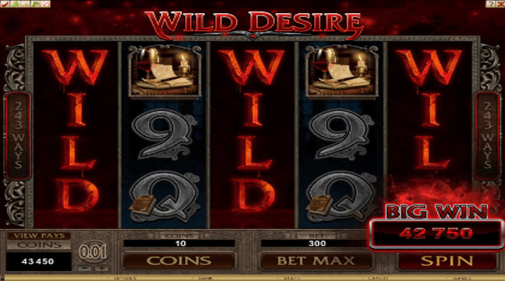 Immortal Romance Slot Feature Screenshot