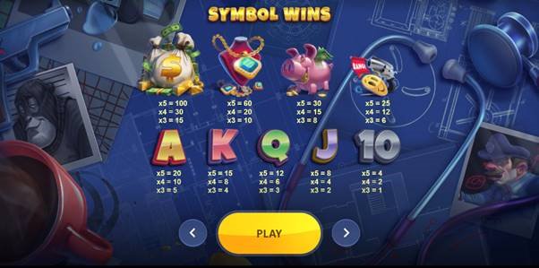 Vault Cracker slot features