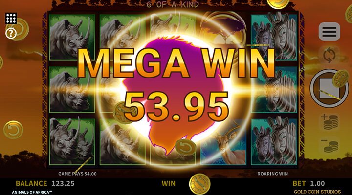 Animals of Africa Slot Screenshot