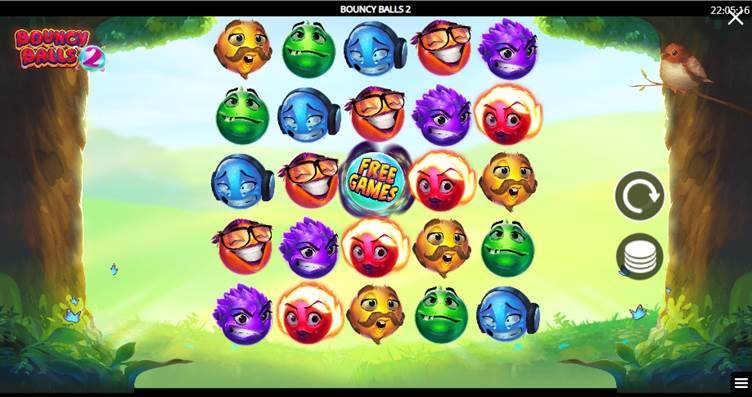 Bouncy Balls 2 slot features