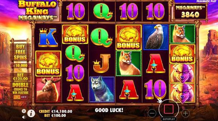 Buffalo King Megaways Features Screenshot