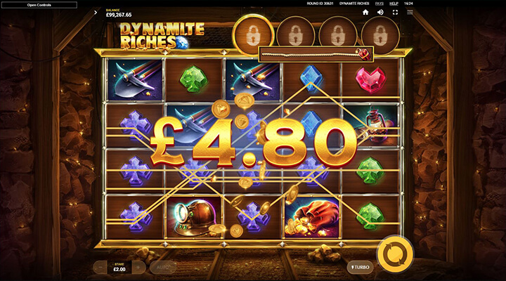Dynamite Riches Slot Screenshot