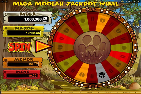 Mega Moolah Slot Screenshot