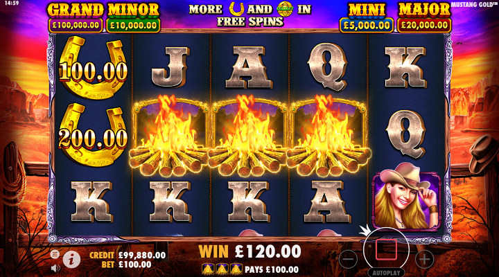 Mustang Gold Slot Screenshot