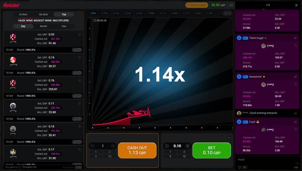 Aviator Game Screenshot