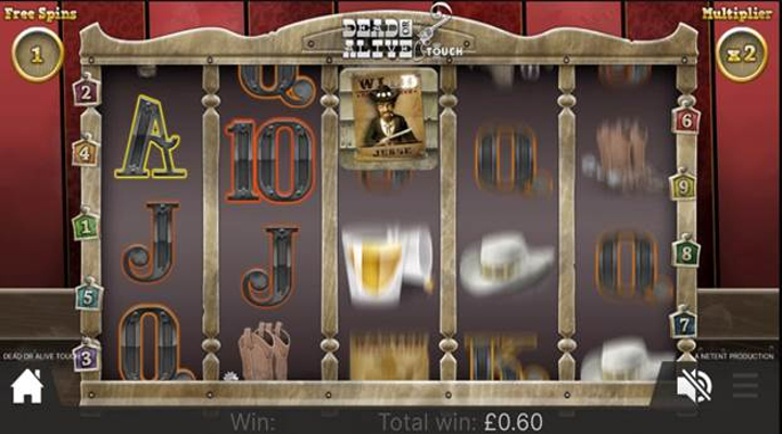 Dead or Alive Slot Screenshot
