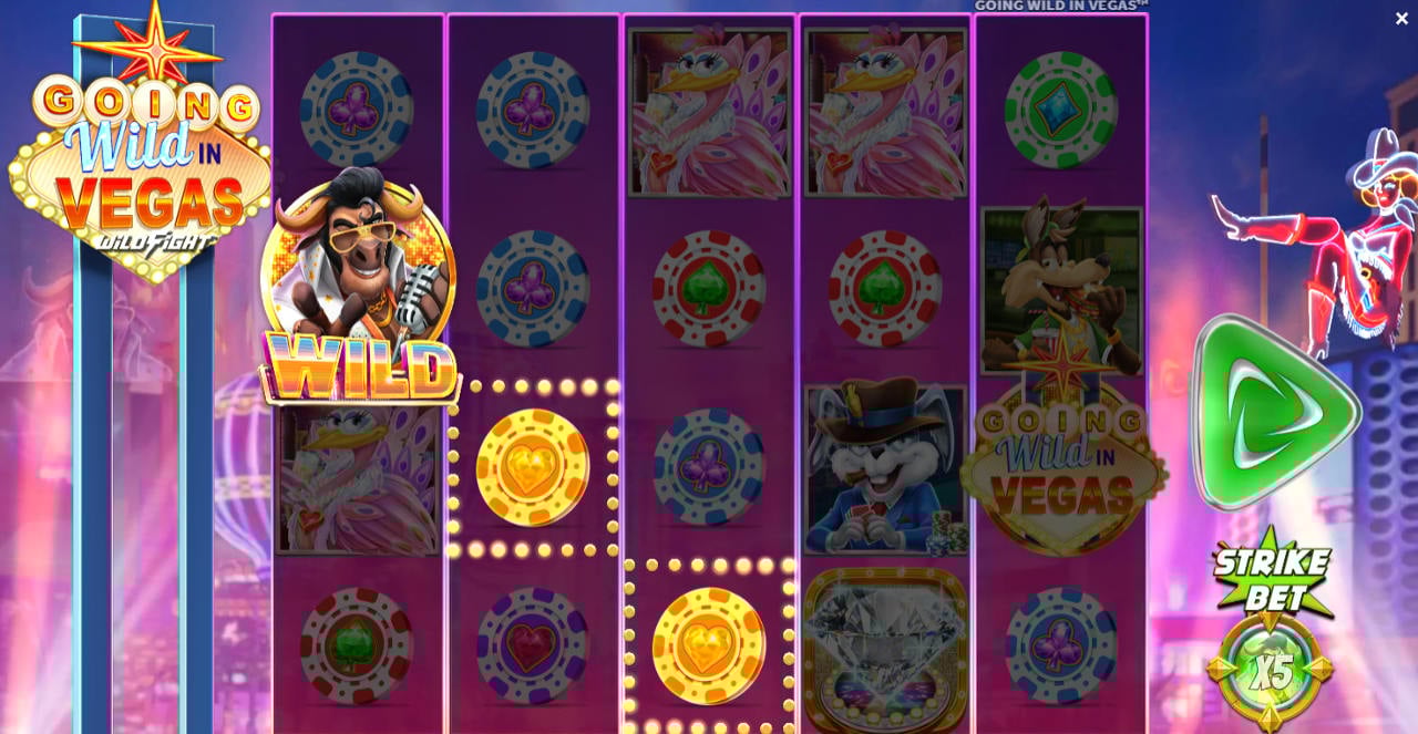Going Wild in Vegas Wild Fight Slot Features and Bonuses