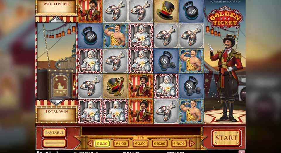 Golden ticket slot game has unique symbols