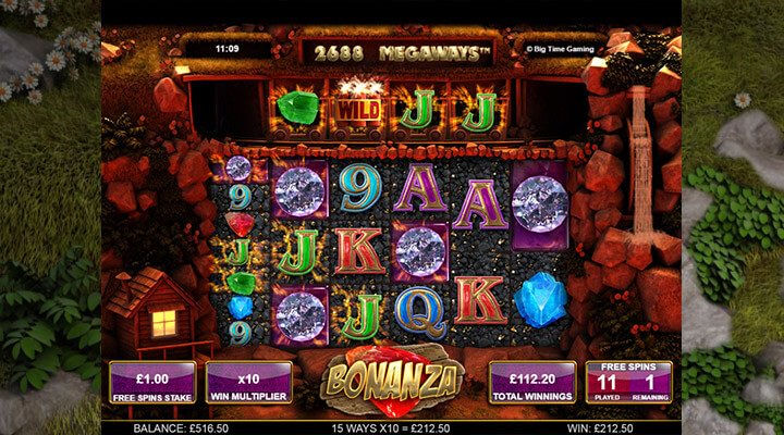 Bonanza Slot Screenshot