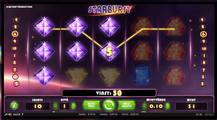 Starburst grundspel