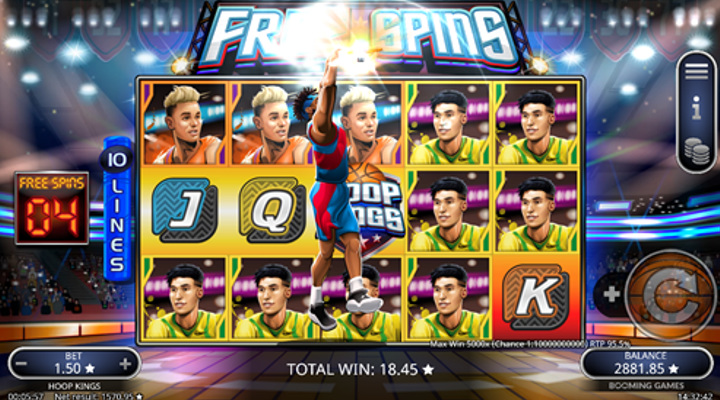Hoop Kings Slot Features Screenshot