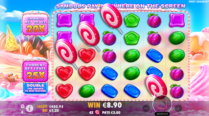 Sweet Bonanza Slot Features