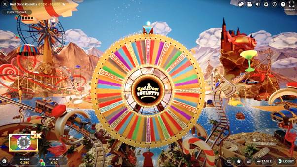 Red Door Roulette Live Casino Roulette