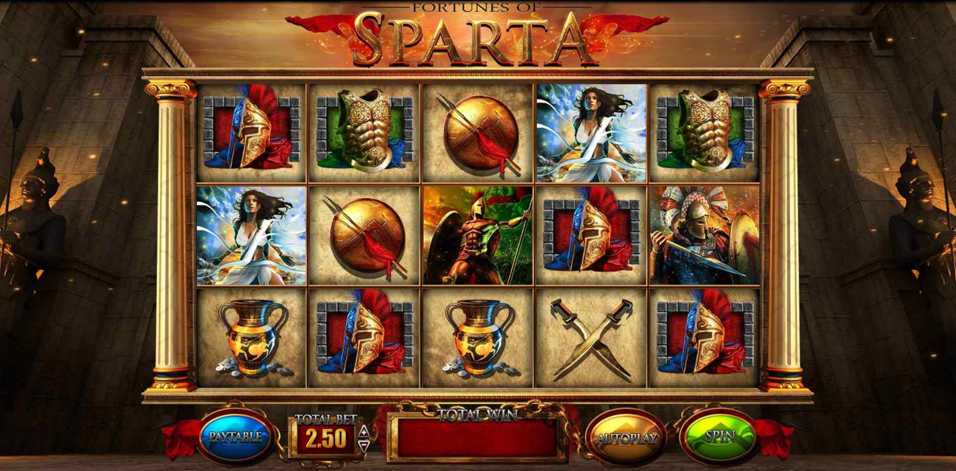 Spartan Streak feature in Blueprint’s Fortunes of Sparta online slot