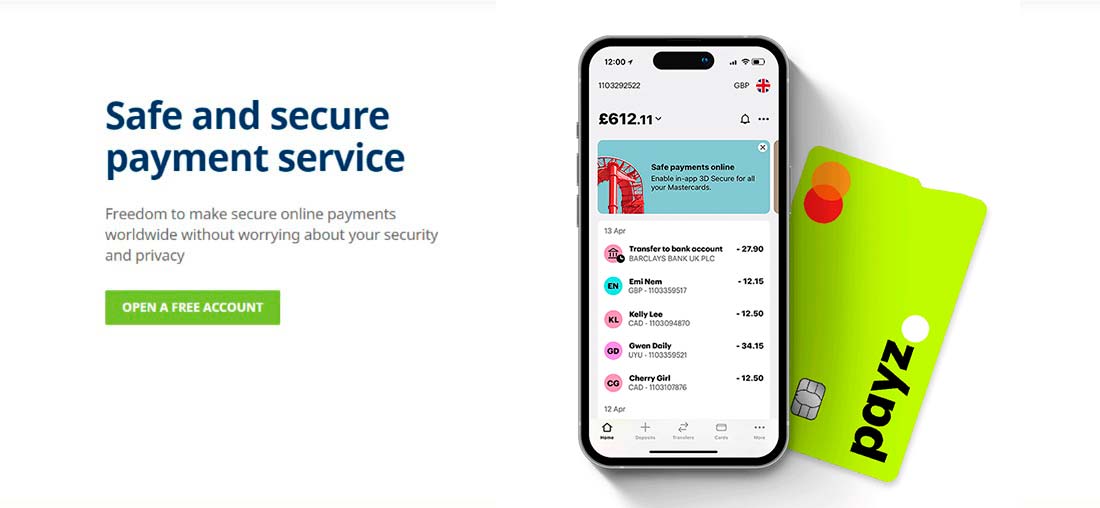 Payz payment method