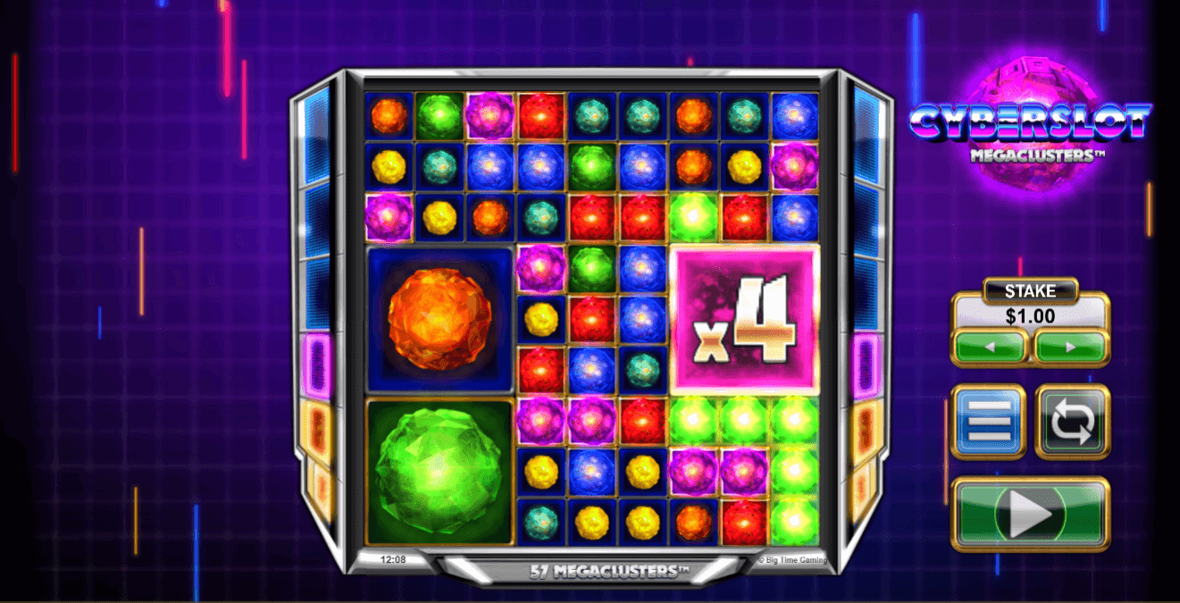 Big Time Gaming Cyberslot Megaclusters slot