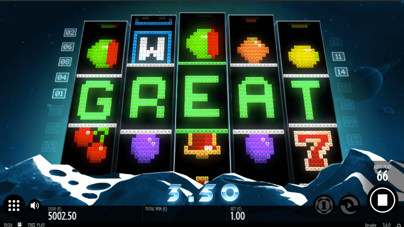 Stacked Zeus symbols on 2nd reel create big win on Zeus 1000 slot online