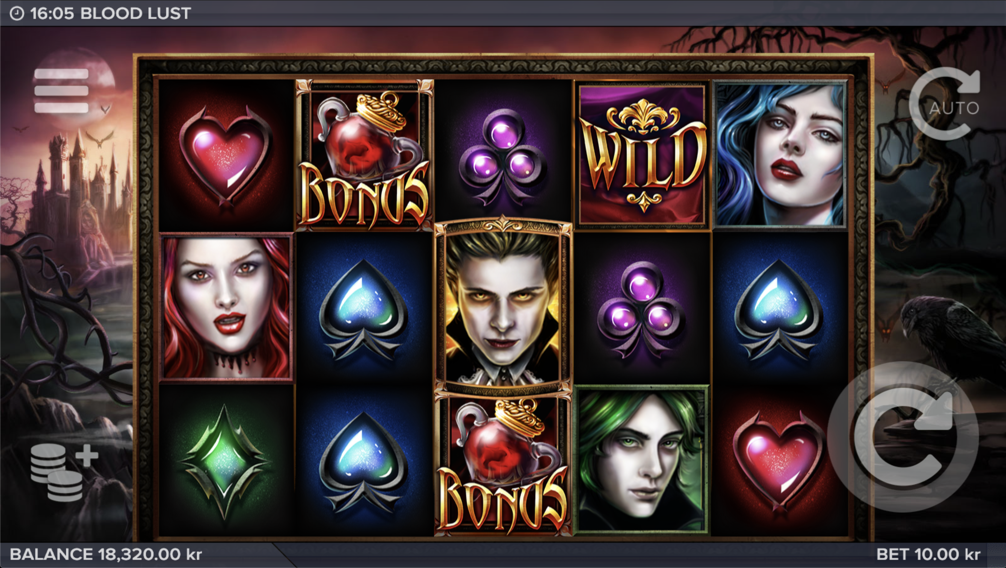 Spela Blood Lust slot | 100 free spins | PlayOJO