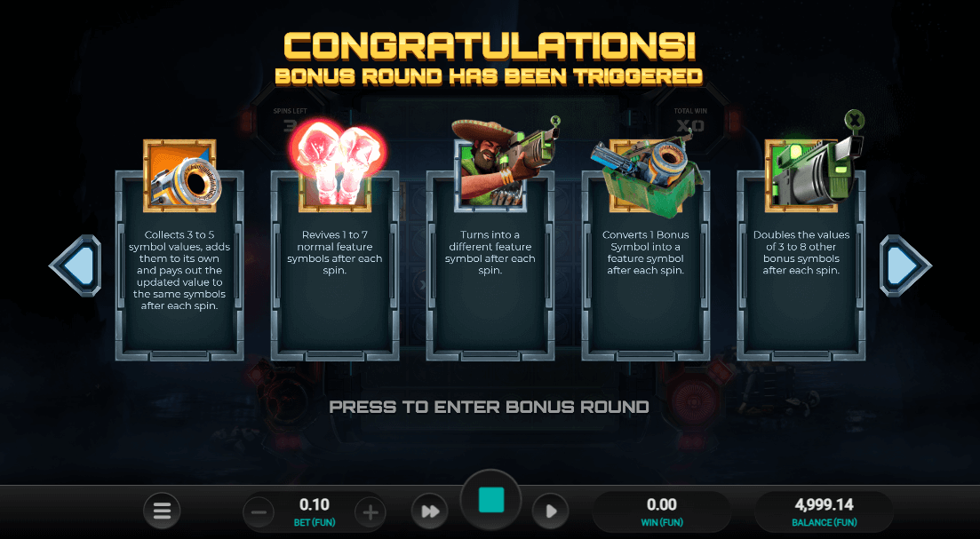  Money Train 4 slot bonus round triggered