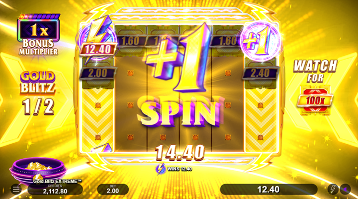 Gold Blitz Extreme Features Screenshot