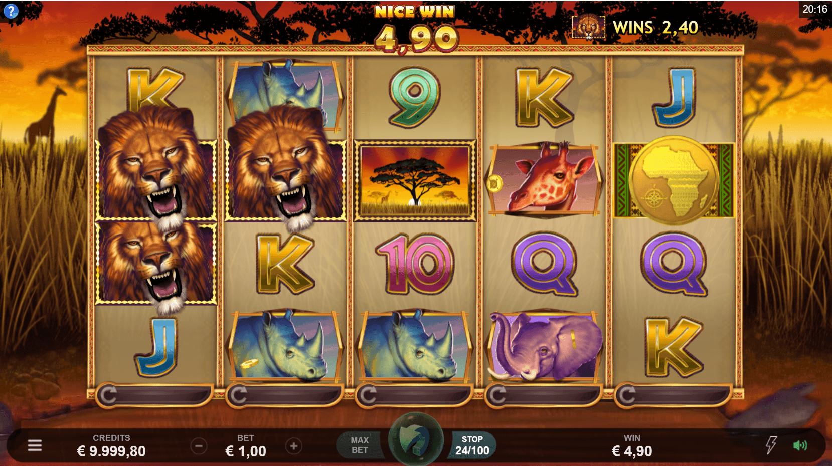 African Quest Slot Game