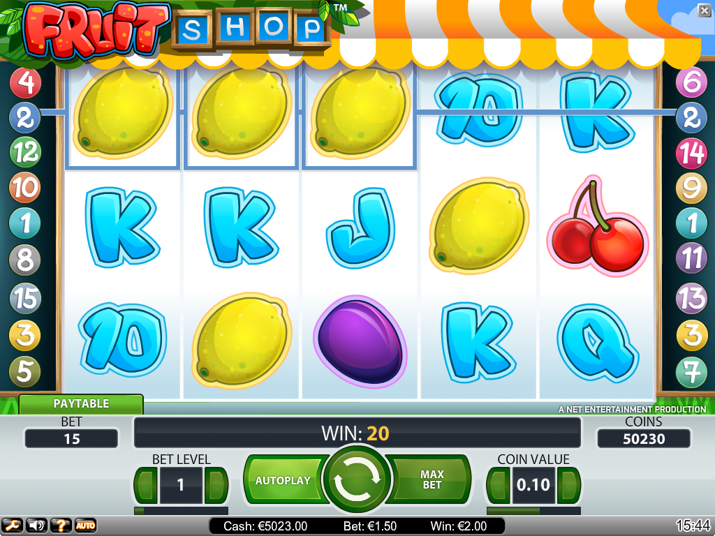 NetEnt Fruit Shop slot
